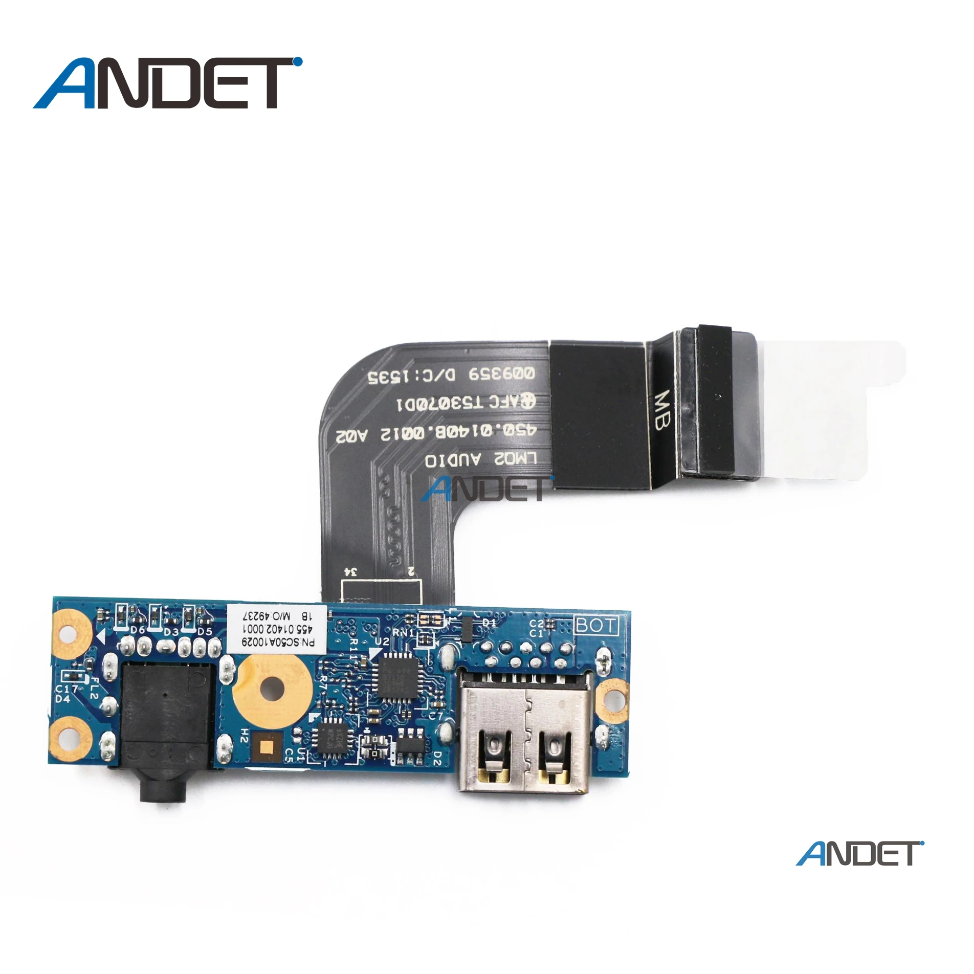 Оригинал для Lenovo ThinkPad X1 Carbon GEN 2nd 3rd Audio Subcard RJ45 USB порт плата с кабелем 04X5600 00HN985 04X5599
