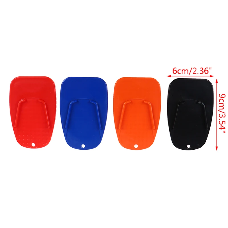 Motorcycle Bike Kickstand Side Kick Stand Pad Support Foot Pad Plate
