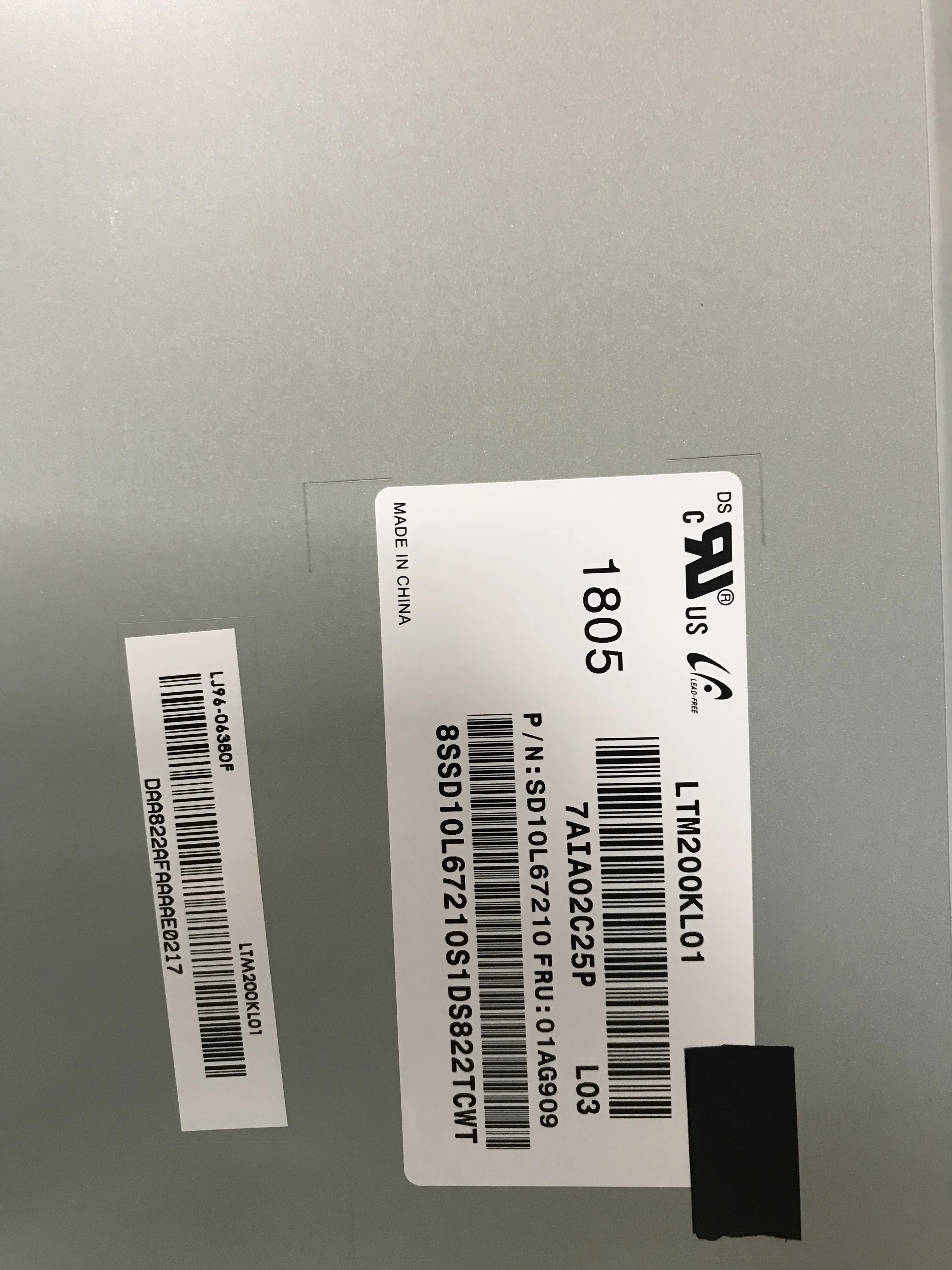 LTM200KL01 lenovo одной машине E74Z M7300Z AIO330-20 M72Z ЖК-дисплей экран
