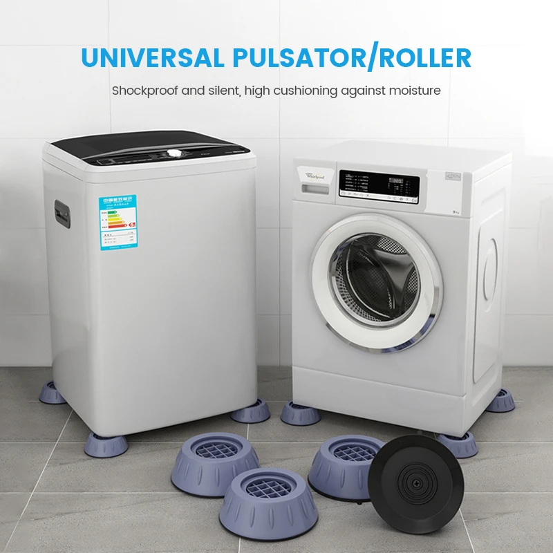 8 Anti-Vibration Non Slip Shock Proof Feet Leg Pads for Washing Dryer Machine 3/"
