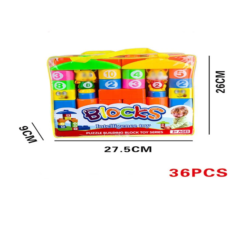 

New Products Backpack Large Particles Educational Early Childhood Assembled Building Blocks Children CHILDREN'S enlighten diy Bu
