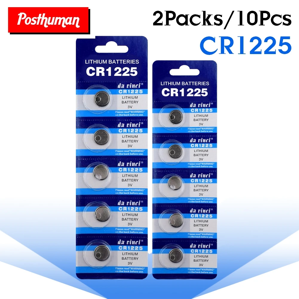 Postuman 10 шт. 3 в CR1225 1225 литиевая монета ячеек кнопка батареи CR1225 LM1225 BR1225 ECR1225 KCR1225 для калькулятора часы