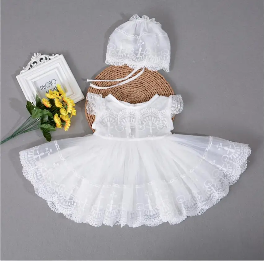 Baby Girls Christmas Dress 3 6 9 12 18 24 Months Newborn Lace Princess 1 Year birthday wedding Christening Baptism | Детская одежда и