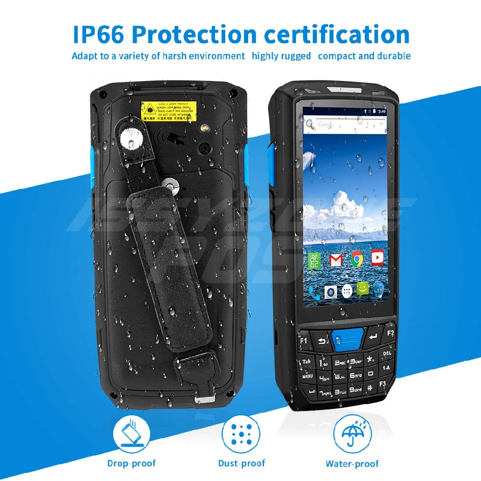 ISSYZONEPOS Android 8,1 КПК Ручной 1D 2D pos-терминал сканер беспроводной 4G система сбора данных с Bluetooth Honeywell считыватель штрих-кодов