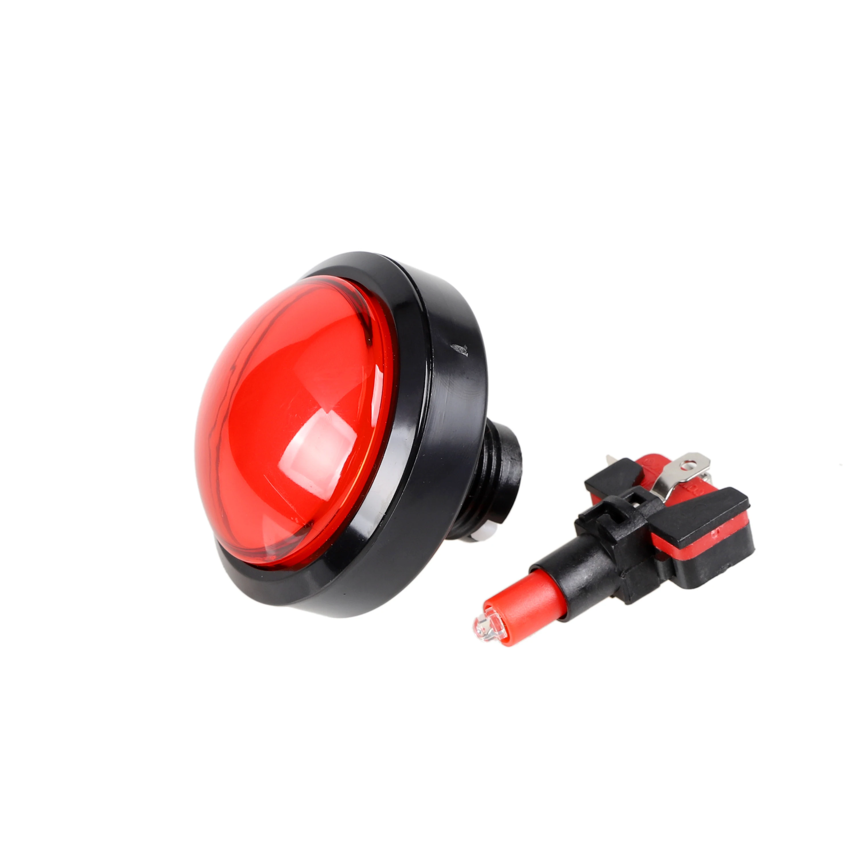 5x New 60mm Dome Shaped LED Illuminated Push Buttons For Arcade Coin Machine Operated Games ( Each Color of 1 Pieces )