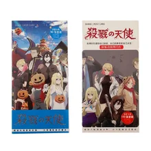 180 шт./компл. аниме ангелы смерти Бумага Почтовые открытки поздравительной открытки карточки для записок вентиляторы подарочная карта аниме вокруг