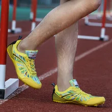 Профессиональный трек поле шиповки для мужчин и женщин Атлетическая шпилька обувь для бега кроссовки легкие унисекс обувь