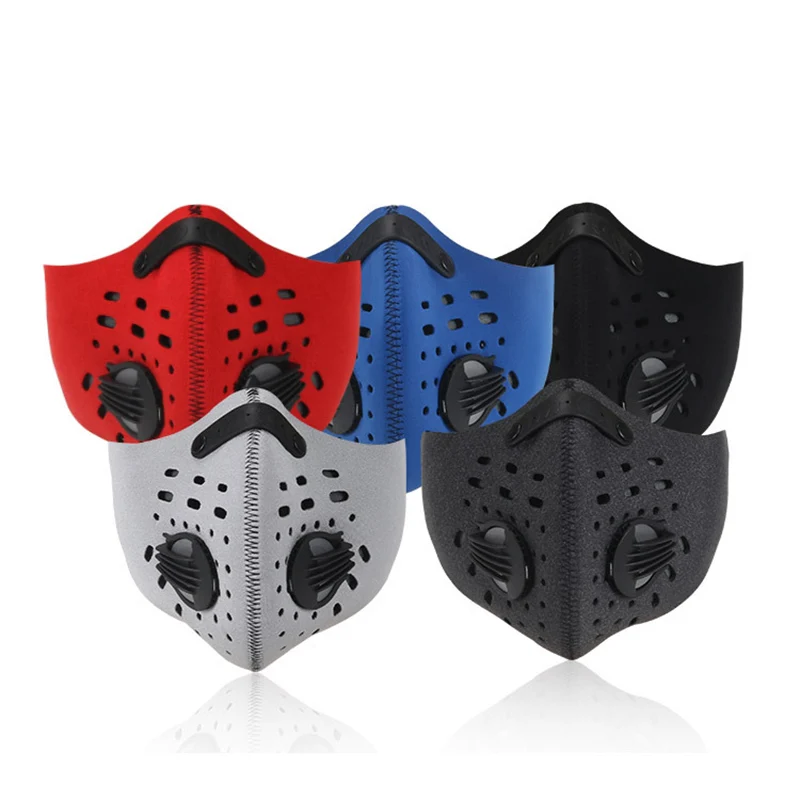 

Activated Carbon Dustproof Mask Windproof Foggy Haze Motorcycle Bicycle Ski Outdoor Half Face Masks Hi 888