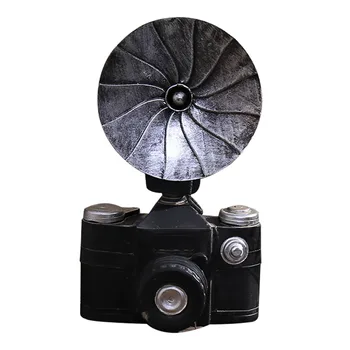 

Nostalgic Vintage Camera Figurines Retro Camera Model Ornaments Photograph Props Display Decor Craft Home Decoration Gift