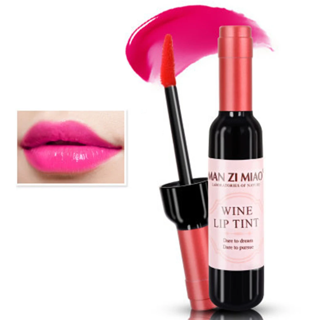Red Wine Bottle Lips Makeup Moisturizer Long Lasting Lip Gloss Matte Liquid Lipstick Waterproof Lip Tint Red Wine Bottle Lips Makeup Moisturizer Long Lasting Lip Gloss Matte Liquid Lipstick Waterproof Lip Tint