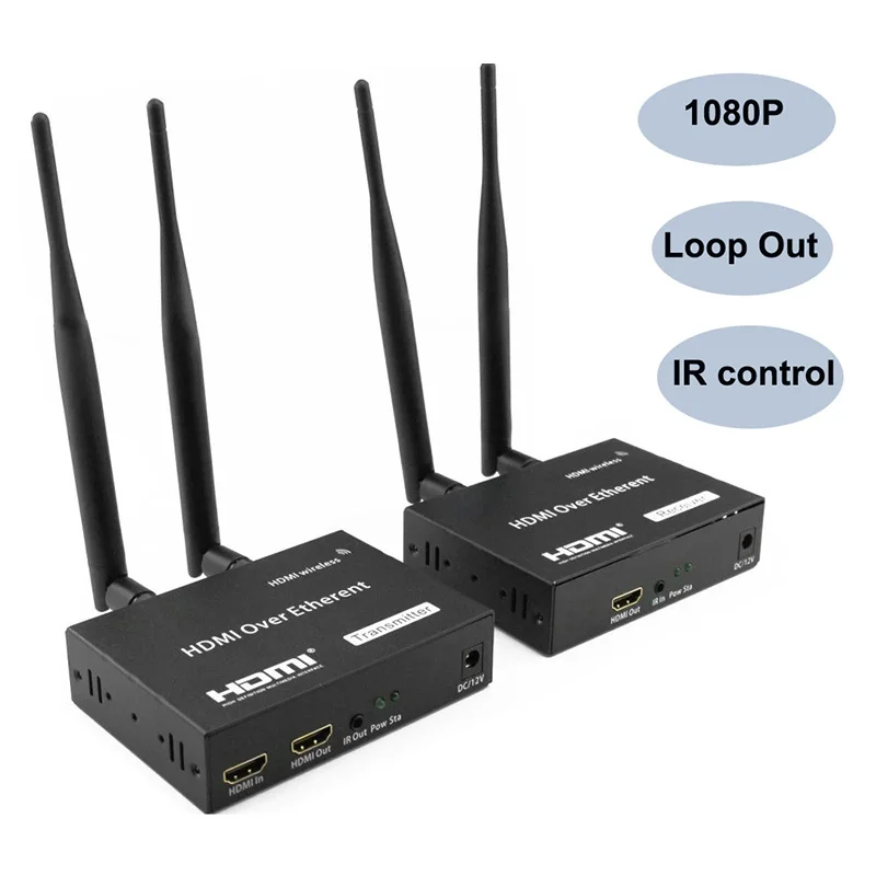 5G Wireless HDMI extender Transmitter wireless 100m or 200m Wifi Sender PC to TV converter | Электроника