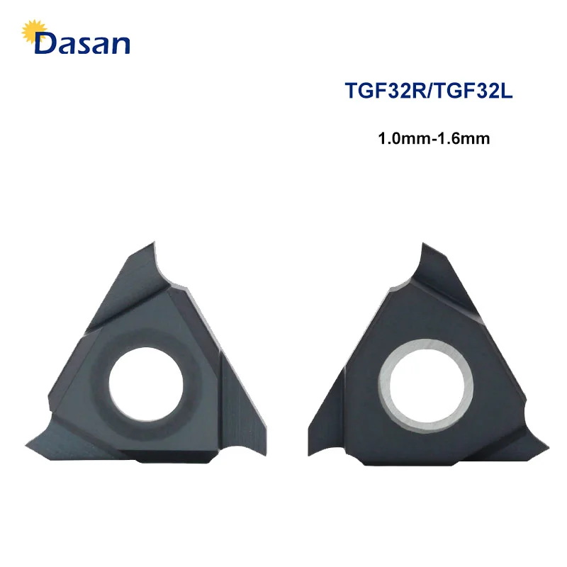 

10pcs TGF32R 100 120 130 140 150 160 Carbide Turning Inserts Cutting Groove Balde for Grooving Holder CGBR SGBR Stainless Steel