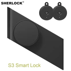 Serrure intelligente S3 Sherlock, Bluetooth, contrôle à distance de la porte, serrure électronique antivol pour le bureau, la maison et la chambre à coucher 