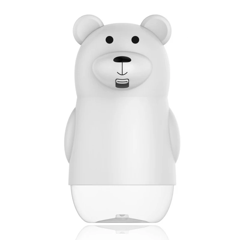 

Soap Dispenser Cute Bear Shape Infrared Sensor Touchless Soap Dispenser, 10oz/300ml USB Rechargeable Foaming Soap Dispenser