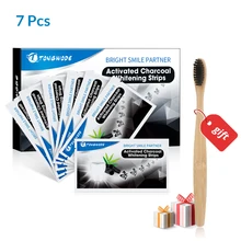 Tongwode Новое поступление полоски для отбеливания зубов с активированным бамбуковым углем 14 шт. виниры для зубных зубов для гигиены полости рта зубной камень