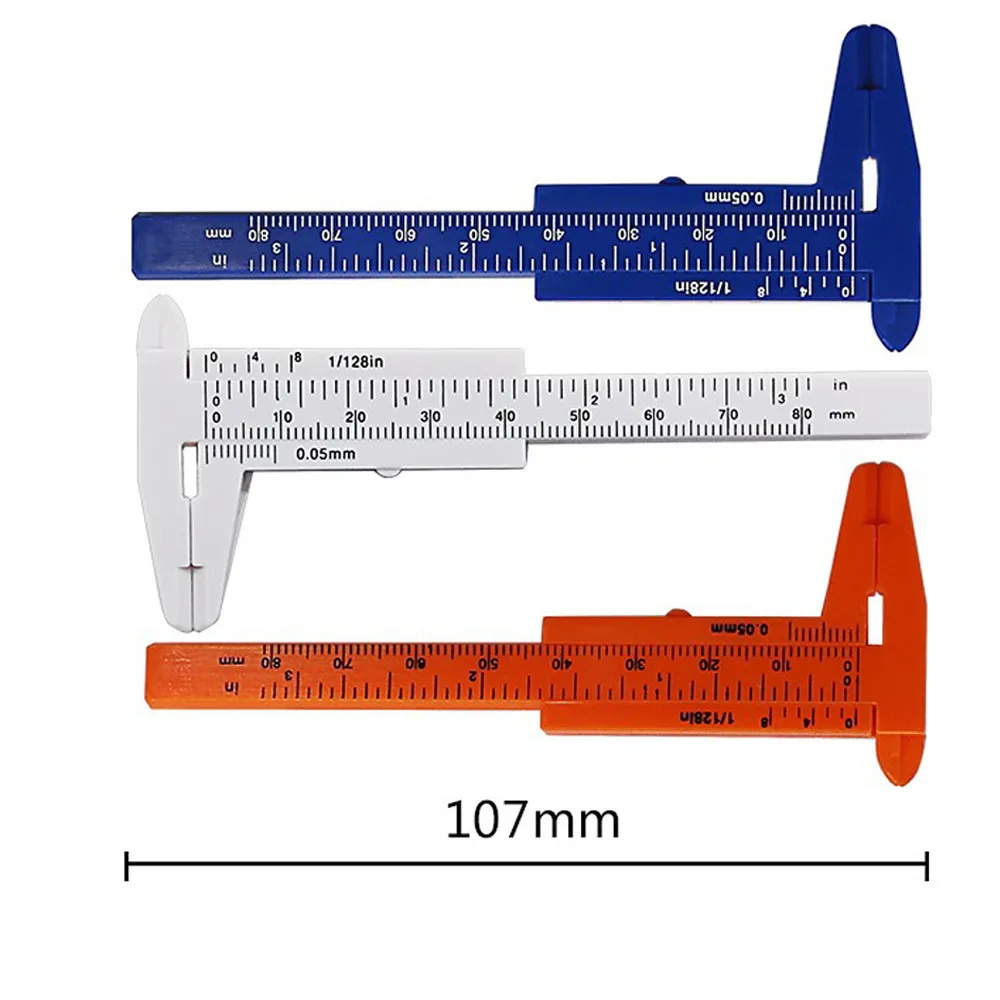 80 мм Мини измерительный инструмент пластиковый студенческий раздвижной штангенциркуль измерительный инструмент штангенциркуль