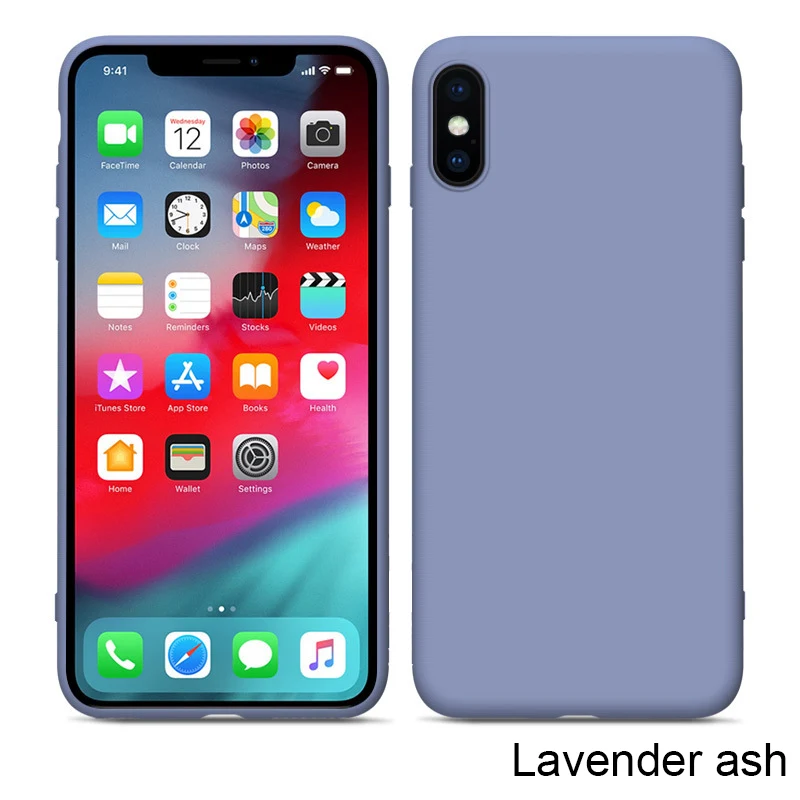 Подходит для IPhone различных моделей анти-падения все включено жидкий силиконовый чехол для мобильного телефона чистый цвет имеет индивидуальность