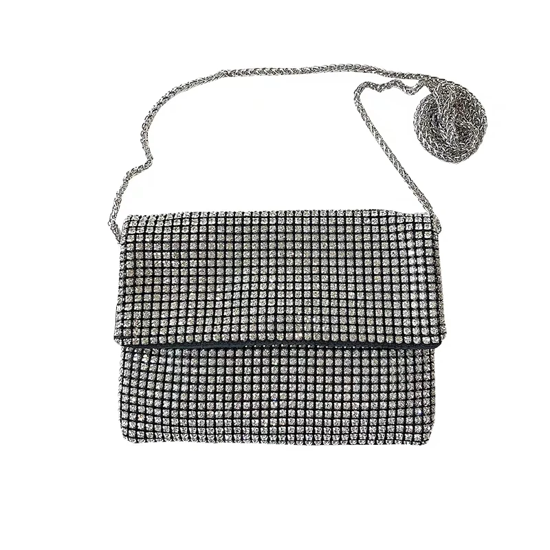 New Korean Lovely Small Fresh Woman Package Mini- Rhinestone Package Mobile Phone Bag
