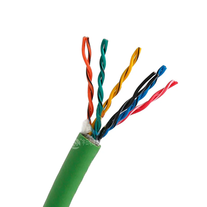 Кабель передачи данных Drag Chain 12 ядер мм² 24awg сверхгибкая экранированная витая