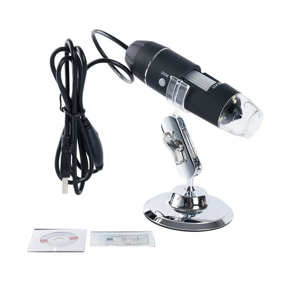 

1600X HD Electronic Magnifier Handheld Digital Microscope Industrial Medical Magnifier USB Microscope with Metal Stand