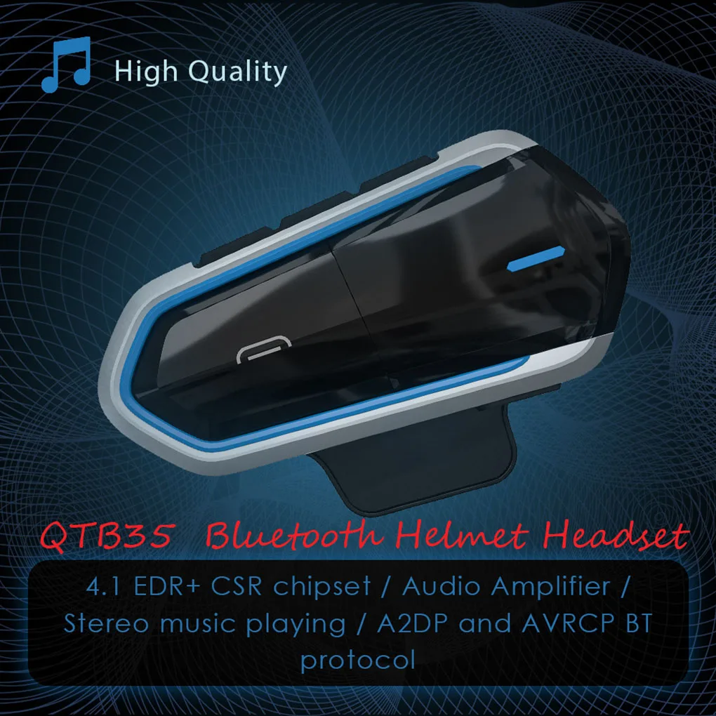 Bluetooth наушники BT 4,1+ EDR мотоциклетный шлем гарнитуры Водонепроницаемый низкое потребление Беспроводной наушники