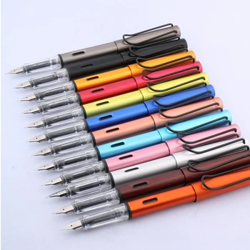 

ChouXiongLuWei aurora COLOR fountain pen classic student METAL EF NIB Stationery Office school supplies Writing