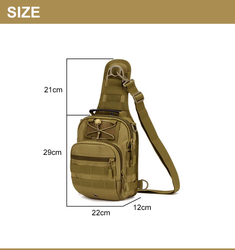 Протектор Плюс нейлоновая сумка через плечо Водонепроницаемый Военный тактический рюкзак мужская нагрудная Сумка На Открытом Воздухе Molle ручная сумка 4 цвета
