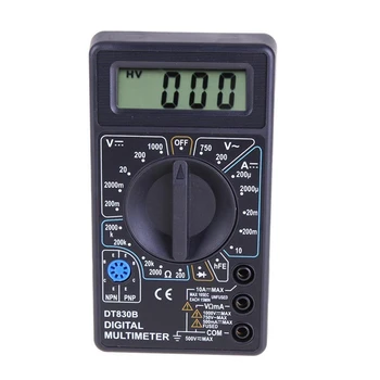 

Dt830B Digital Lcd Voltmeter Ammeter Ohmmeter Multimeter Volt Ac/Dc Meter Tester
