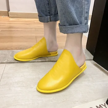 

New outer wear Baotou foot Roman shoes net red lazy slippers