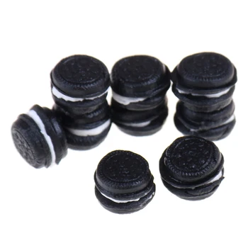 

Doll House Miniature Cookies Kitchen Decoration For Kids Pretend Play Toys