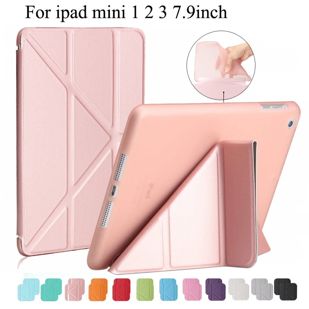 Чехол для iPad Mini 1 / 2 3 mini мягкий чехол-книжка из искусственной кожи с подставкой