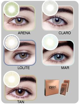 

KSSEYE 1 Pair AN Color Contact Lens Annual Throw Natural Looking Contacts Lenses