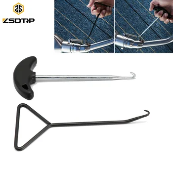 

ZSDTRP Motorcycle Stainless Steel Exhaust Stand Spring Hook Puller Tool Motocross Exhaust Bracket Moto Spring Hook Puller Tool