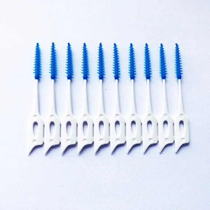 Tooth Cleaner Oral Clean 40 Pcs Soft Silicone Massage Toothbrush Toothpick JS11