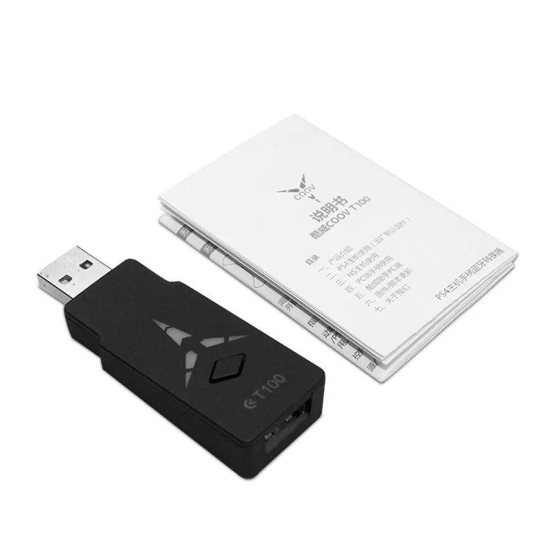 Pаспродажа T100 USB компьютерный адаптер для NS беспроводной конвертер для nintendo Switch PC PS4 игровые джойстики конвертер аксессуары