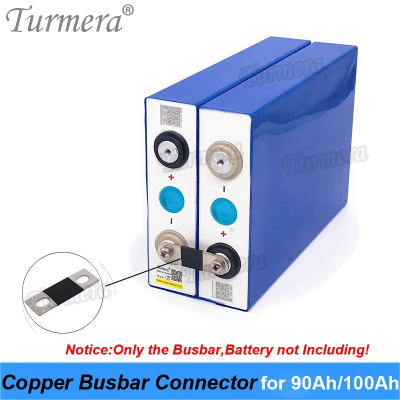 Turmera Медь шины Разъем для 3 2 V Lifepo4 Батарея 90Ah 100Ah собрать е-байка 36В и бесперебойный
