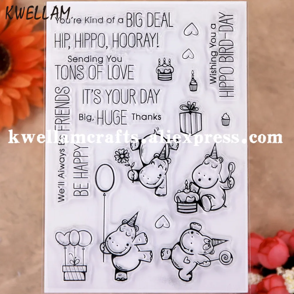 С Днем Рождения большое спасибо торт шары Подарочная коробка скрапбук фото карты