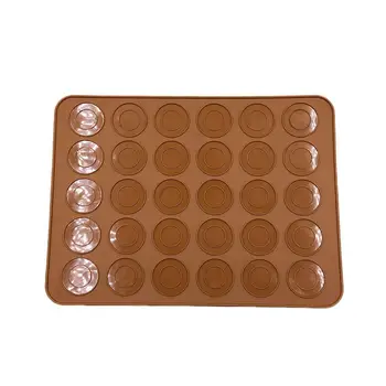 

30 Hole Silicone Pad Oven Macaron Silicone Non-stick Mat Tools Baking Pan Baking Resistant Pastry Baking Cake Pad Temperatu K4C0