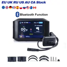 750C Bluetooth Display For Bafang Hub Motor Mid Motor BBS01 BBS02 BBSHD Motor Kits Parts iOS System Electric Bike Speedometer