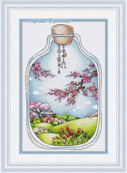 

MM Mouse avatar Counted Cross Stitch Kit Cross stitch RS cotton with cross stitch Spring in the bottle