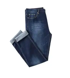 Dark blue 35 Оригинальные мужские Стрейчевые прямые джинсы Xiaomi DMN, эластичные, удобные, дышащие, деловые, повседневные, для путешествий, одноцветные, умные джинсы - Цвет: Dark blue 35