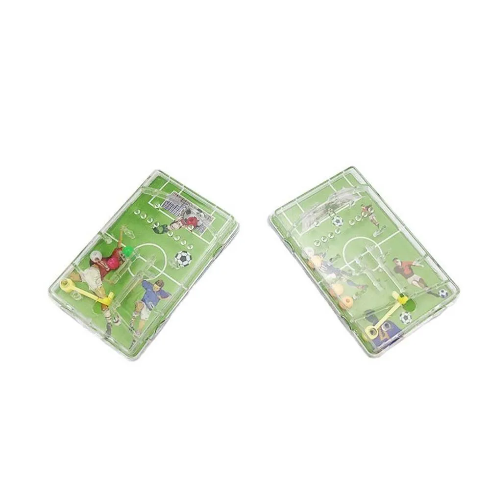 12 PCS Party Favor Pinball Game Board Football Field Shooting Pattern Kid Palm Top Toy Birthday Goodie Bag Giveaway Boy Girl