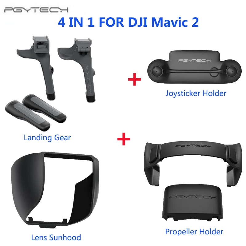 PGYTECH для DJI Mavic 2 Pro зум посадочное снаряжение подъемник с дистанционным