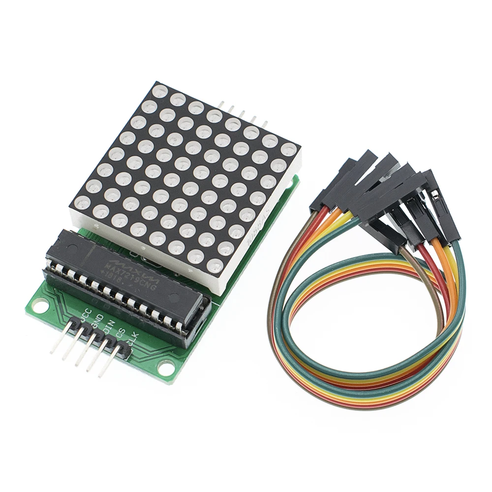 RLECS MAX7219 Dot Matrix Module Microcontroller Module MCU Control DIY KIT for Arduino Raspberry Pi