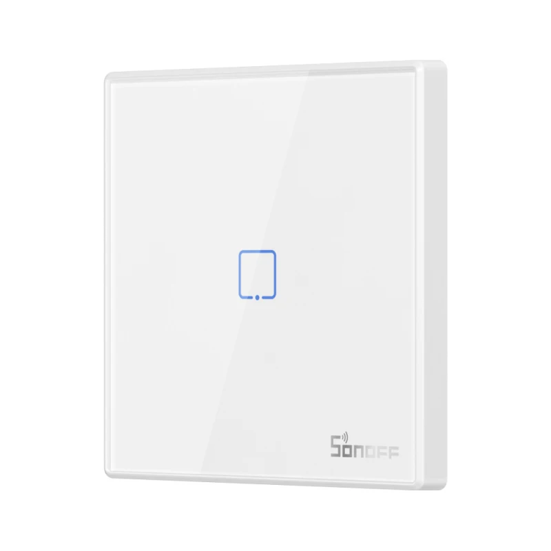 SONOFF T2EU-RF 86 Type Wall Panel 1-3 Gang Sticky 433MHz Wireless RF Remote 2-Way Control for 4CHPROR3 SlampherR2 TX Wall Switch 