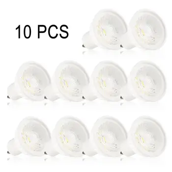 

10 Piece/Set LED Spot Light Super Bright Ceramic Spotlight Household GU10 85-265V LED Bulbs Durable Home Light