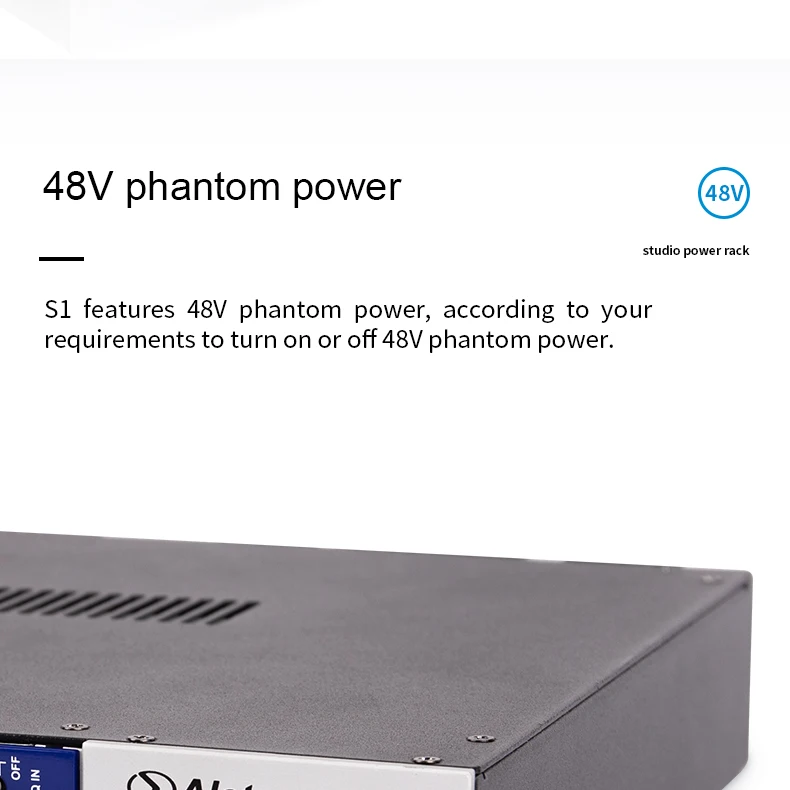 Alctron S1 одиночный слот 500 модуль вентилятора для источников питания студийная стойка для сцены записи студии
