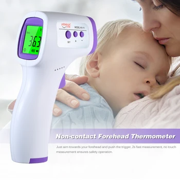 

Adult Infrared Thermometer Digital Non-contact Forehead Thermomet IR Infrared Thermometer Infrared Temperature Measurement Home