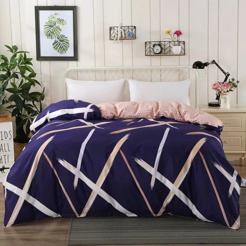 I JUSTCHIC, чистый хлопок, пододеяльник, твил, хлопок, 40 S, 128x68, плотность, для студенческого общежития, с одним рисунком, пододеяльник, не скатывается - Цвет: I