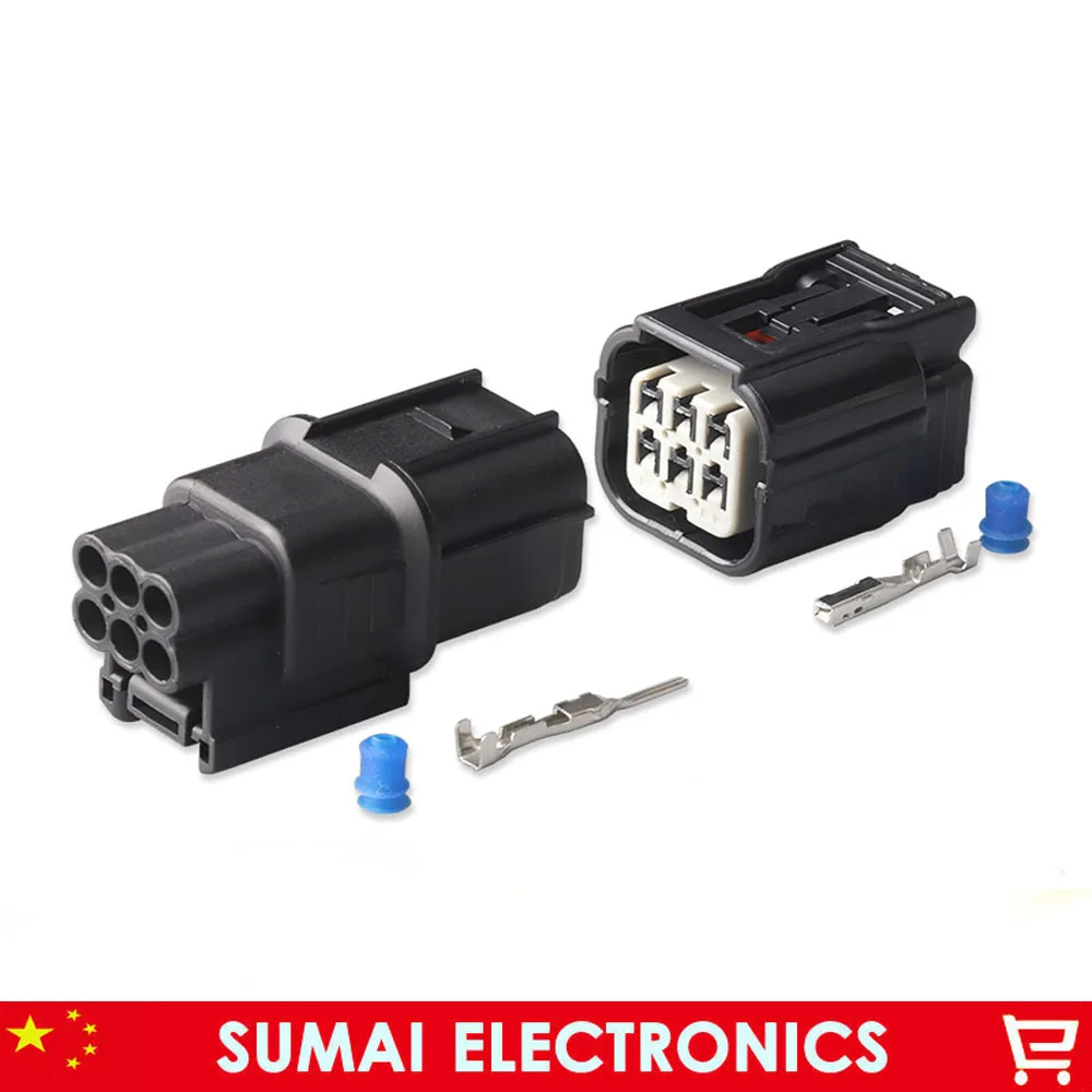 

6188-4908 6189-7040 6 Pin sensor plug,6P Oxygen sensor socket plug connector for Honda Accord, Fit, Civic